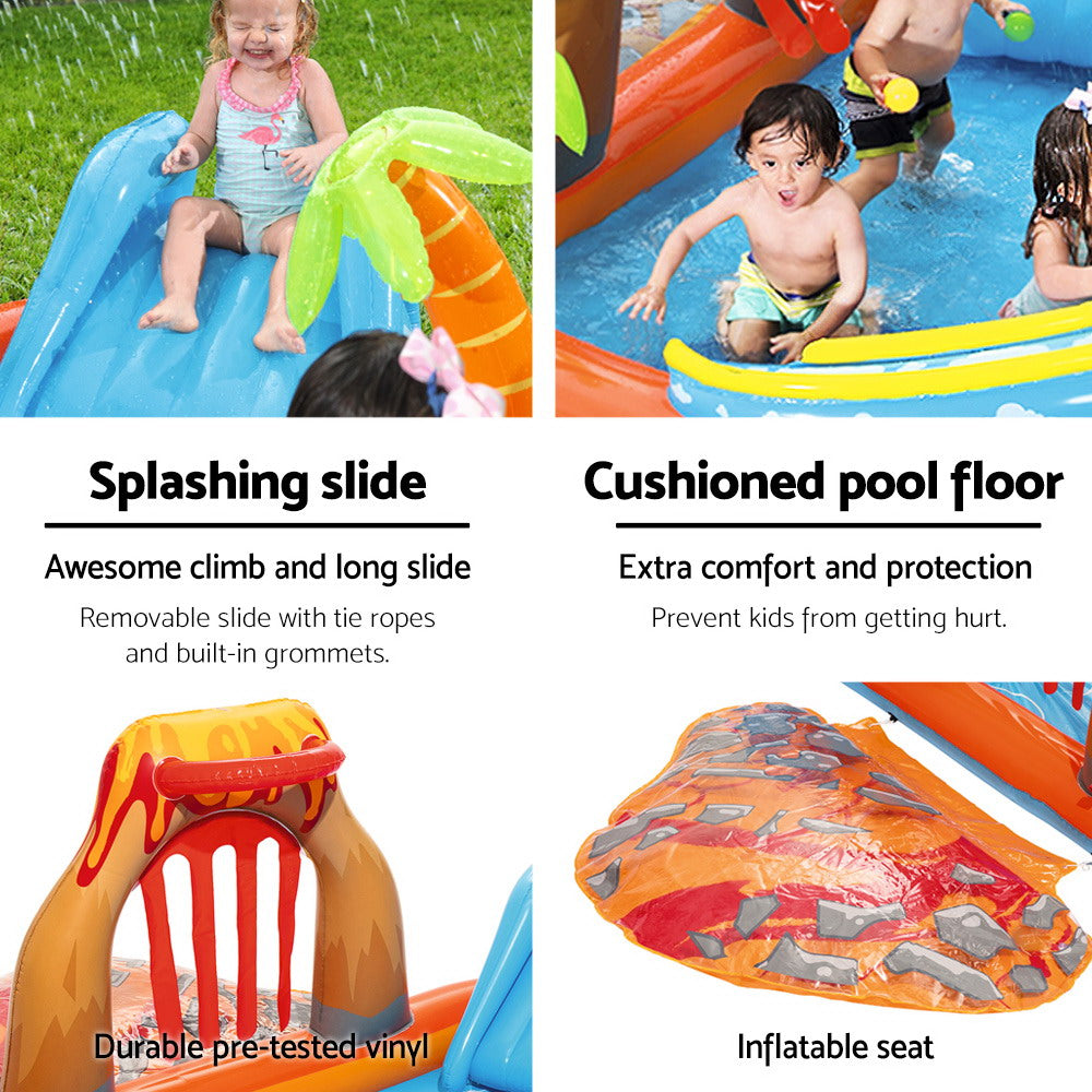 Bestway Kids Inflatable Above Ground Swimming Pool Play Centre 208L
