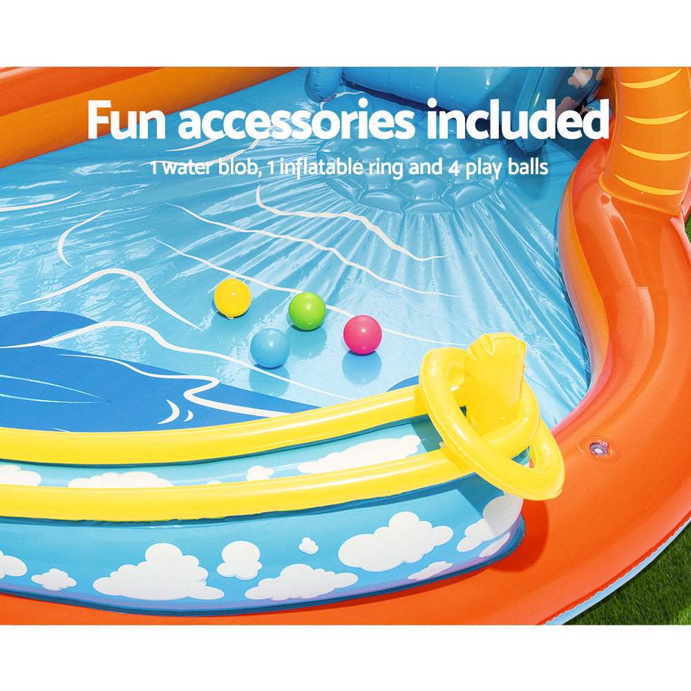 Bestway Kids Inflatable Above Ground Swimming Pool Play Centre 208L
