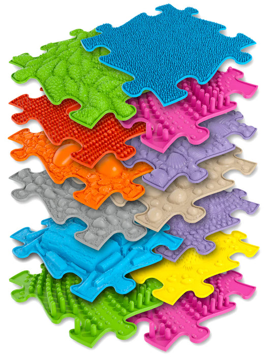 Muffik Large Sensory Playmat Set 2 - 13 pieces