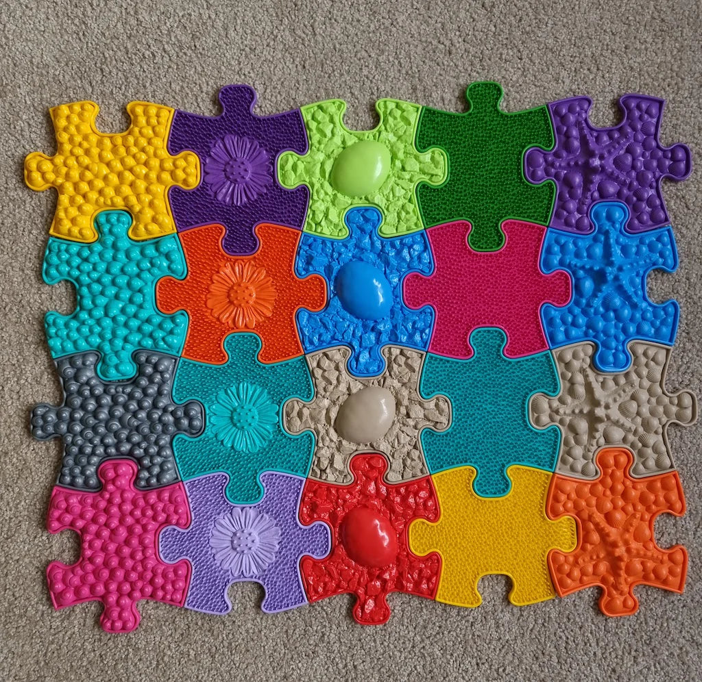 Muffik Tots Mini Sensory Playmat Set - 20 pieces