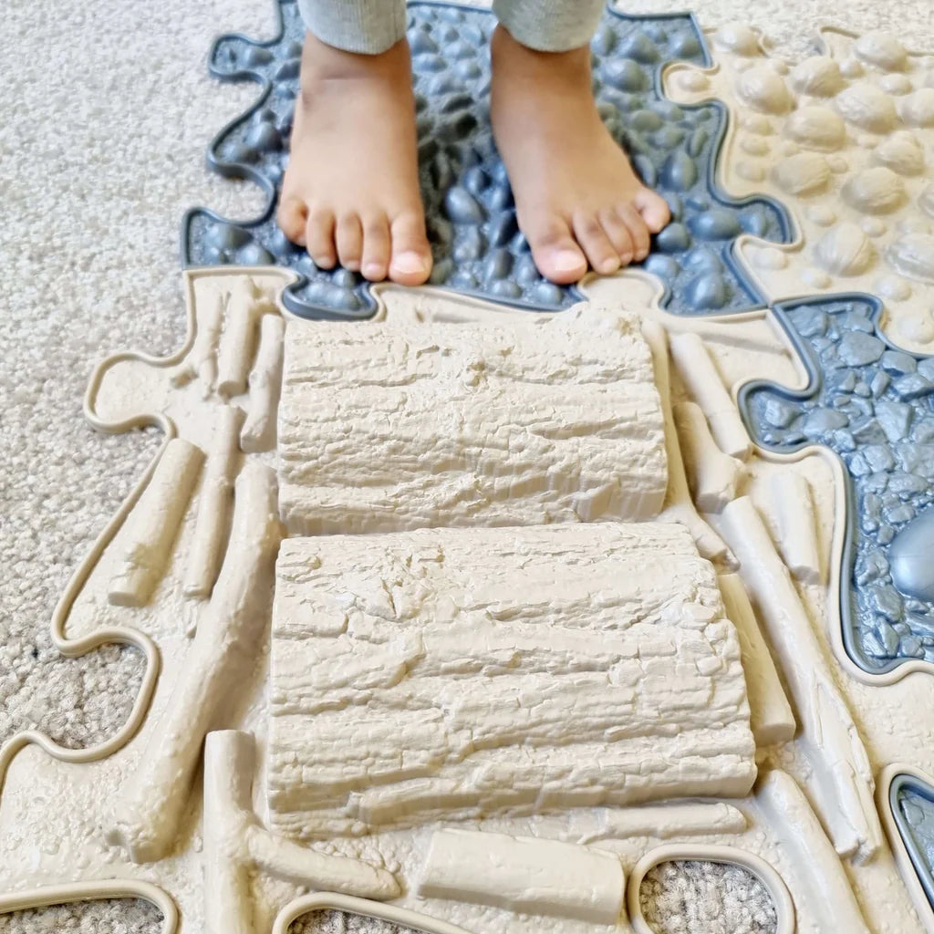 Muffik Natural Sensory Playmat Set - 8 pieces