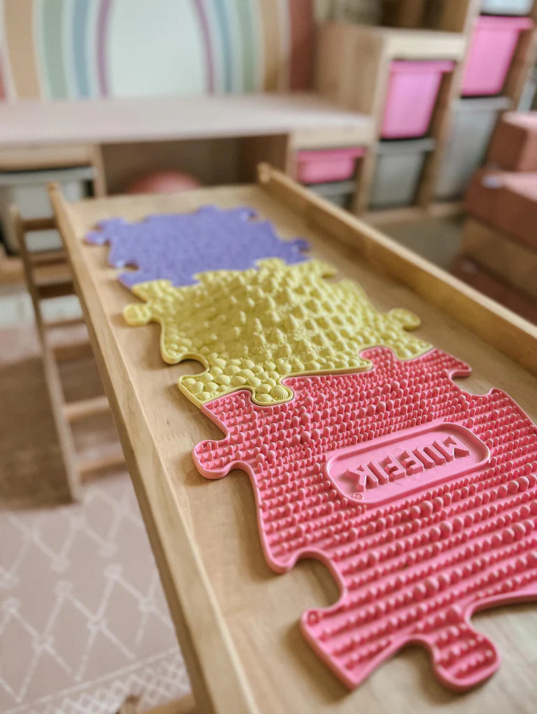 Muffik Tots Sensory Playmat Set 2 Pastel - 6 pieces