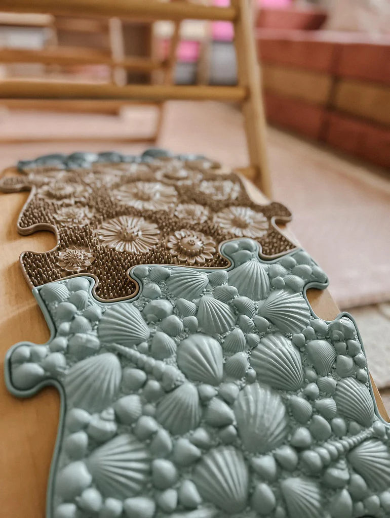 Muffik Tots Sensory Playmat Set 2 Pastel - 6 pieces