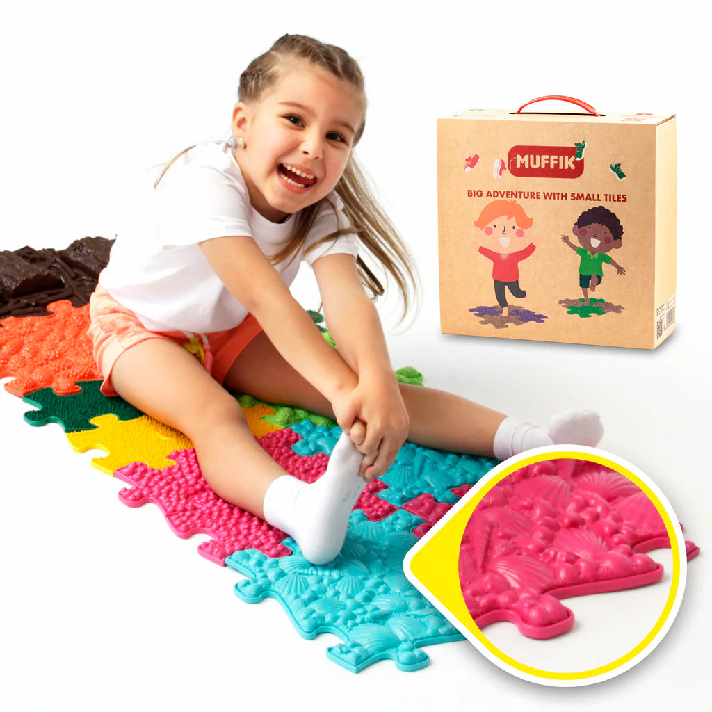 Muffik Royal Sensory Play Mats Set - 30 pieces