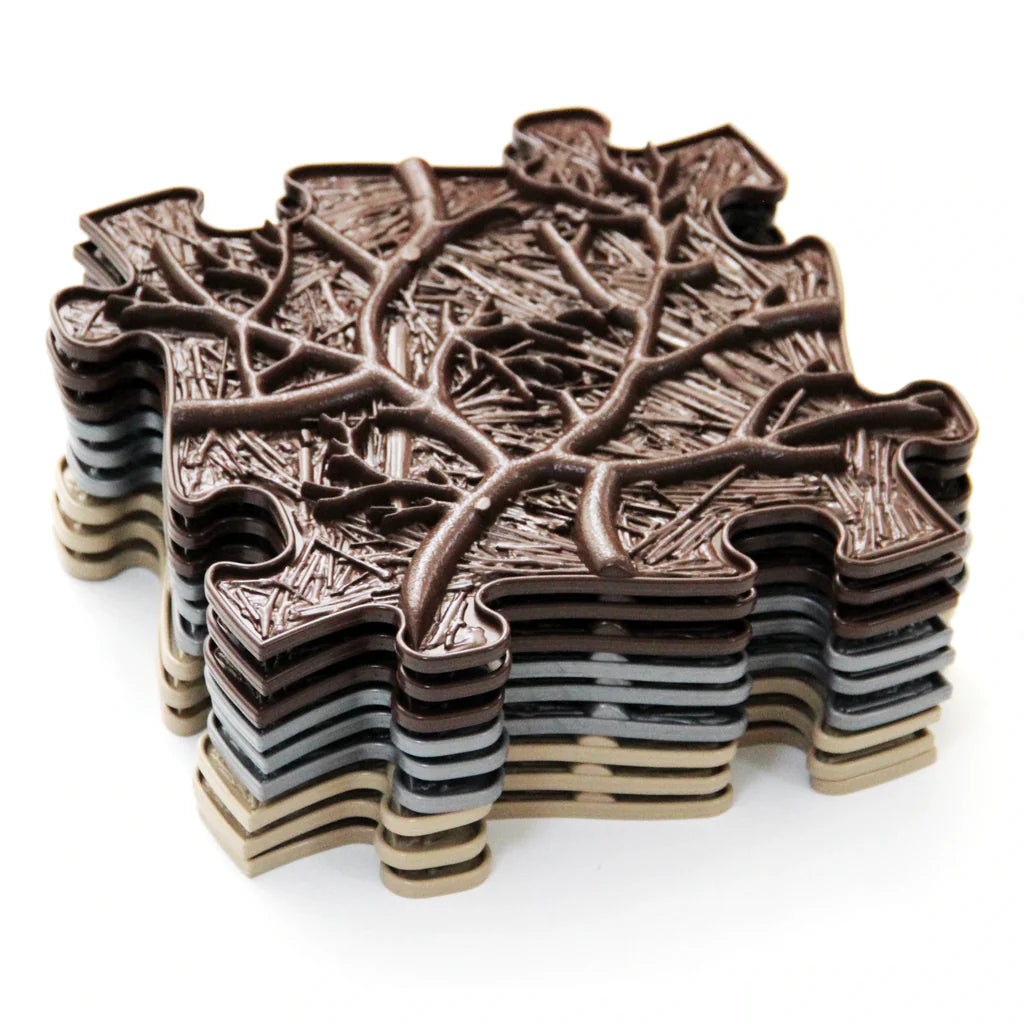 Muffik Roots Sensory Play Mats Set - 9 pieces