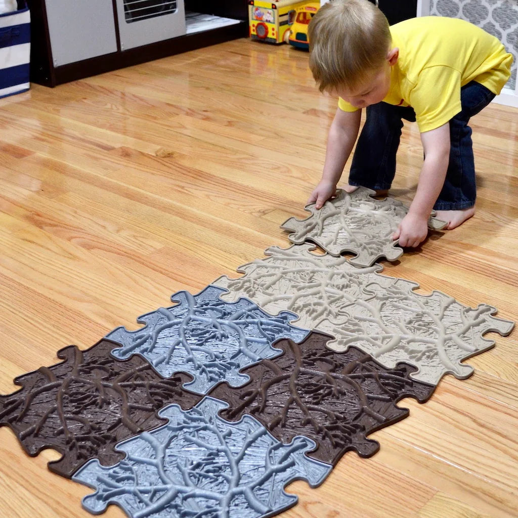 Muffik Roots Sensory Play Mats Set - 9 pieces