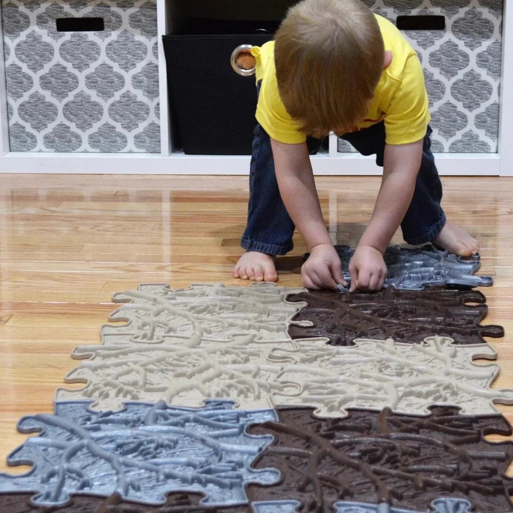Muffik Roots Sensory Play Mats Set - 9 pieces