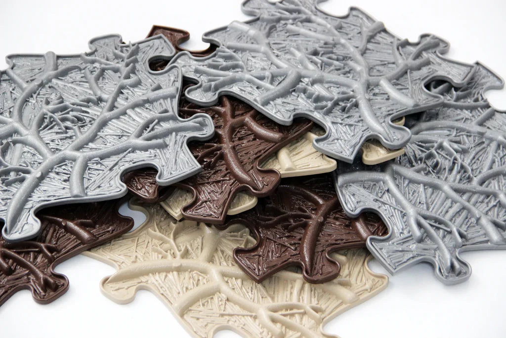 Muffik Roots Sensory Play Mats Set - 9 pieces