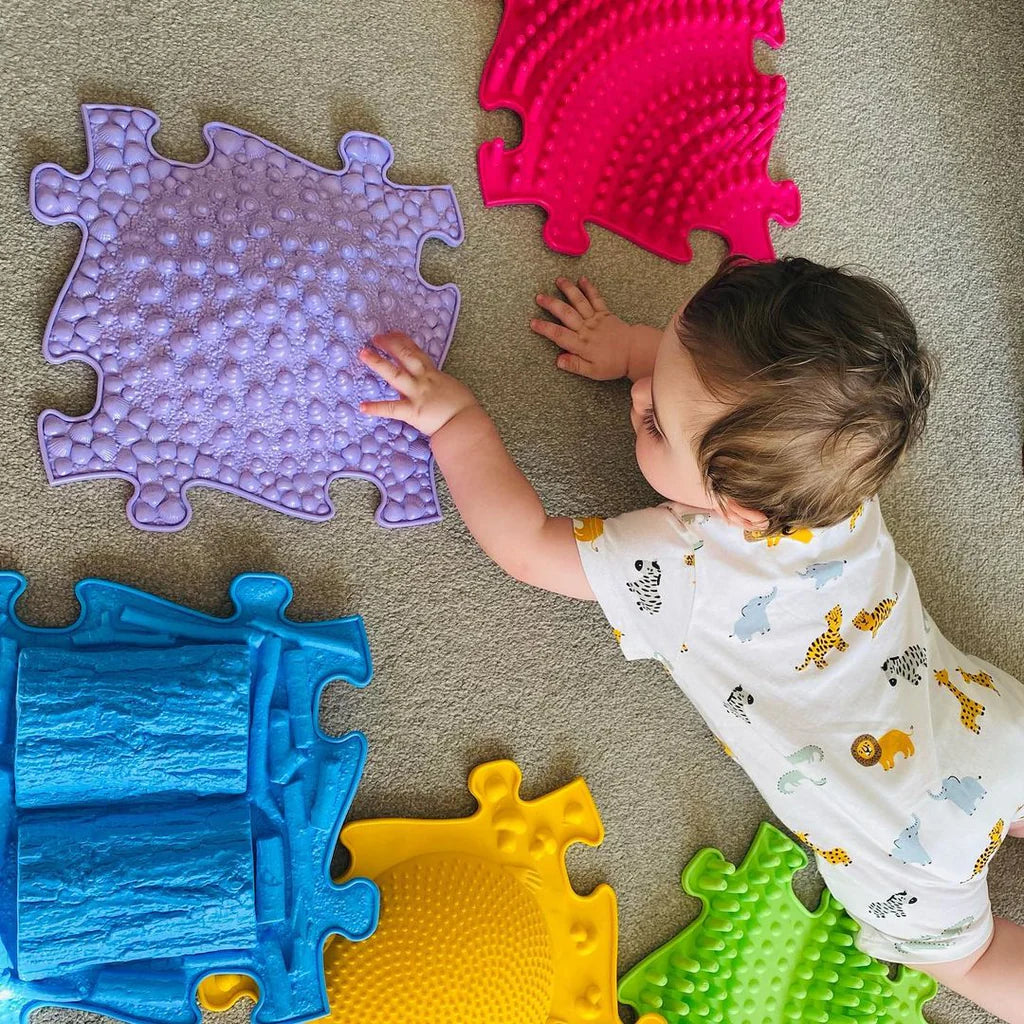 Muffik Diamond Sensory Play Mats Set - 49 pieces