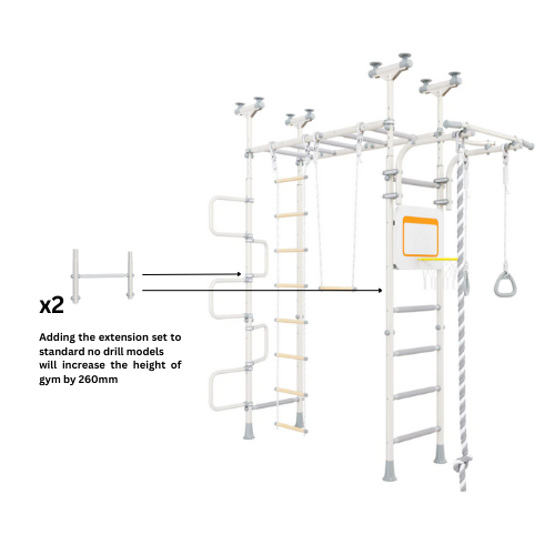 Tinnitots Height Extension Kit for No Drill models