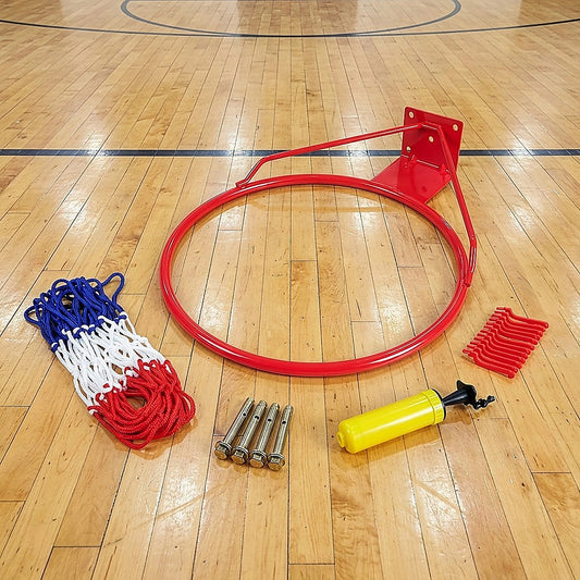Pro Size Wall Mounted Basketball Hoop Ring Goal Net Rim Dunk Shooting Outdoor