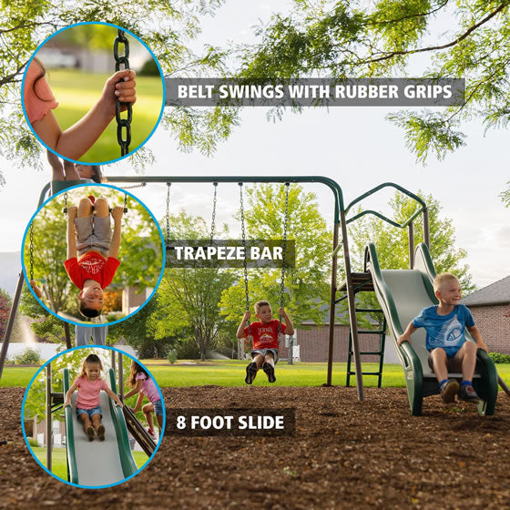 Lifetime Climb and Slide Swing Playset