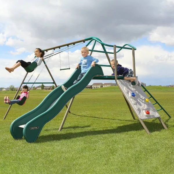 Lifetime Climb and Slide Swing Playset