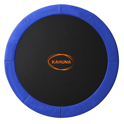Kahuna 6ft Trampoline Replacememnt Safety Pad Cover and Spring Jumping Bounce Mat Blue