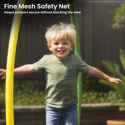 Kahuna 10ft Twister Springless Trampoline Safety Net Pad Mat Outdoor Orange