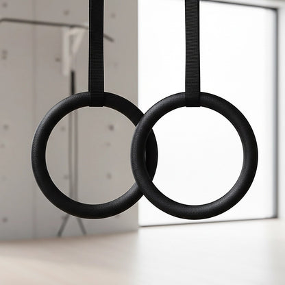 Gymnastic Rings – Adjustable Exercise Training Rings for Home & CrossFit Workouts