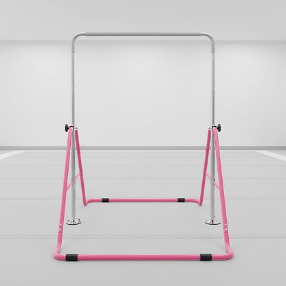 Kids Gymnastics Bars Training Horizontal Bar Monkey Kip Bar Pink