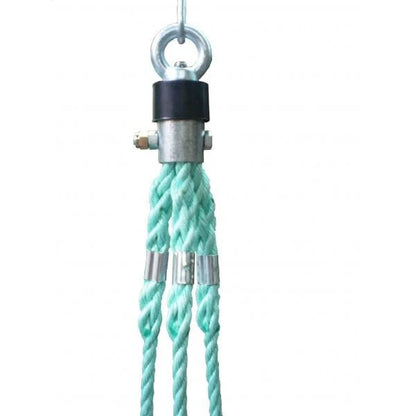 Aussie Swings Horizontal Free-Spinning Tyre Swing with 3-Point Connection